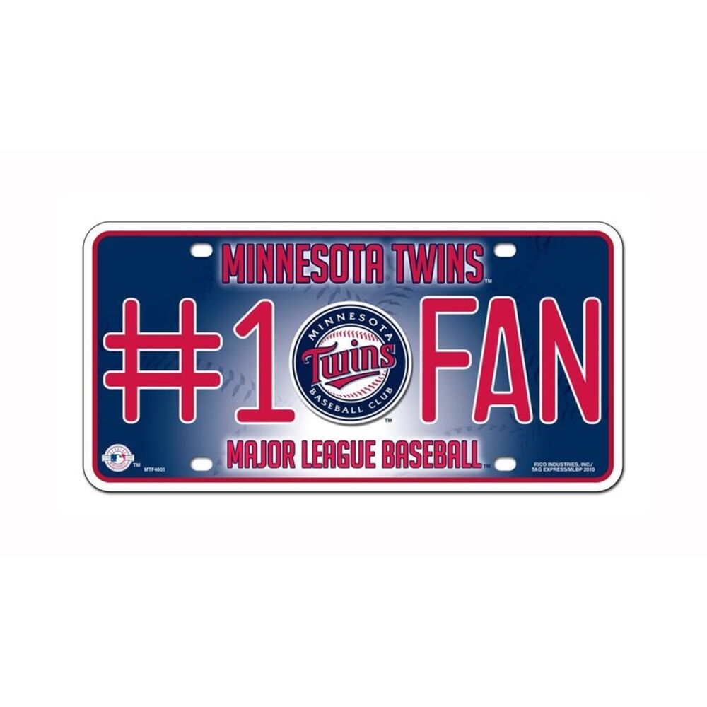 MLB Minnesota Twins #1 Fan Metal Tag